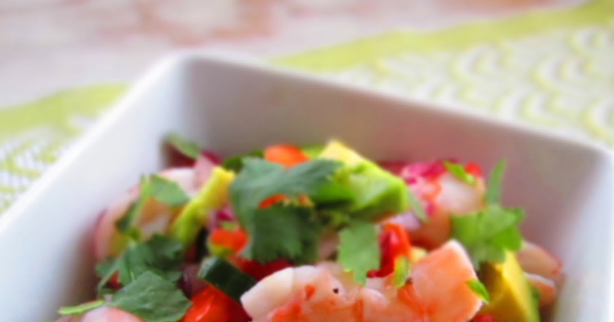 Twentysomething and the City Light & Fresh Citrus Shrimp Ceviche