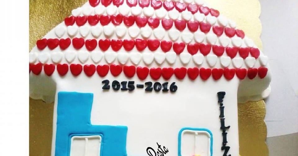 DARICA PASTA Ev Şeklinde Butik Şeker Hamuru Kaplı Pasta