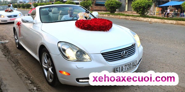 Hình xe cưới đẹp lexus sc430