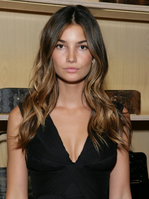 Lily Aldridge gorgeous hair for Summer both above images via iknowhair 