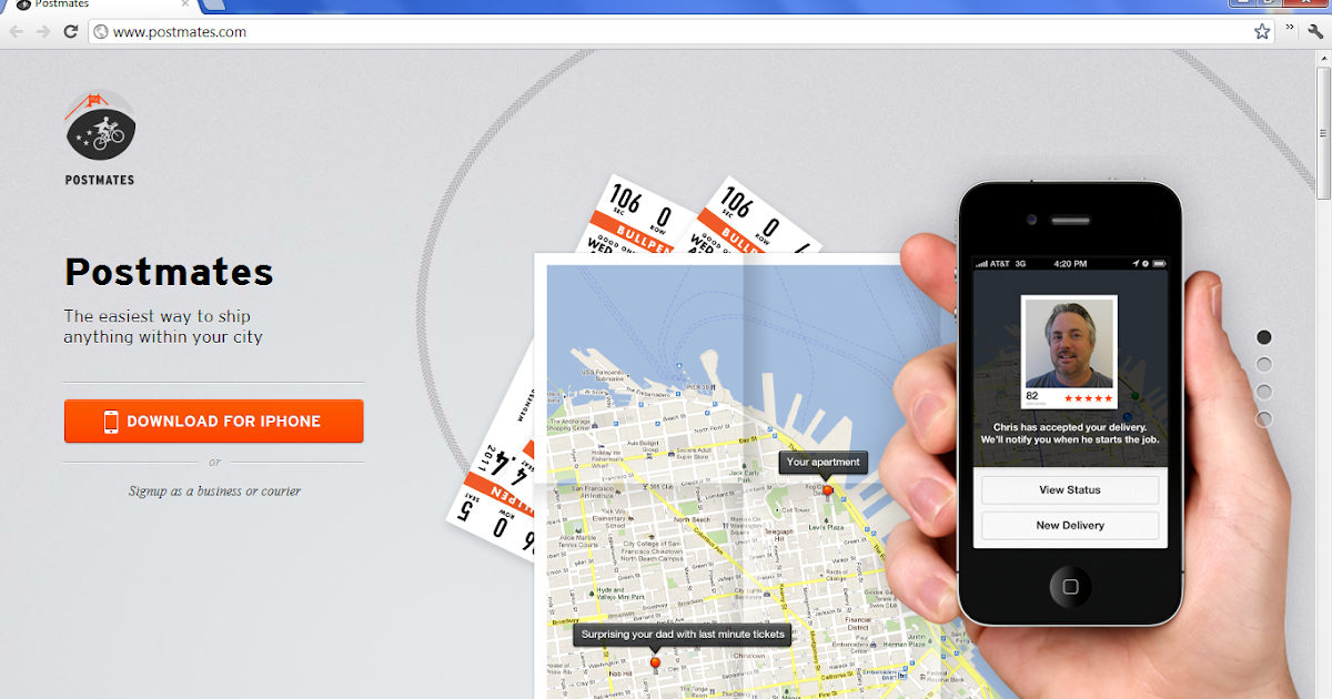 Postmates Fast And Simple Citywide Delivery Within Hours