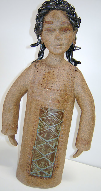 2 Headed Native Figure