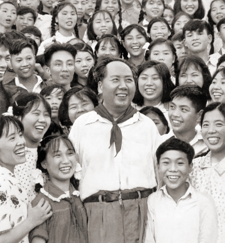 Antique and Classic Photographic Images Mao Zedong in Shaoshan school