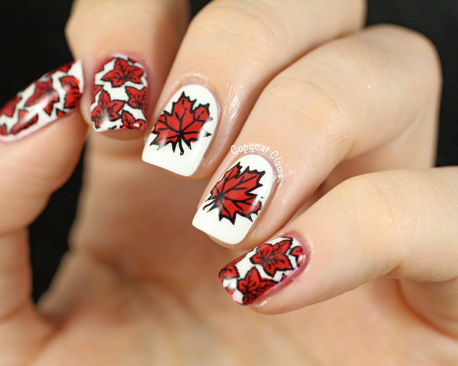 Canada Day Nails - wide 2