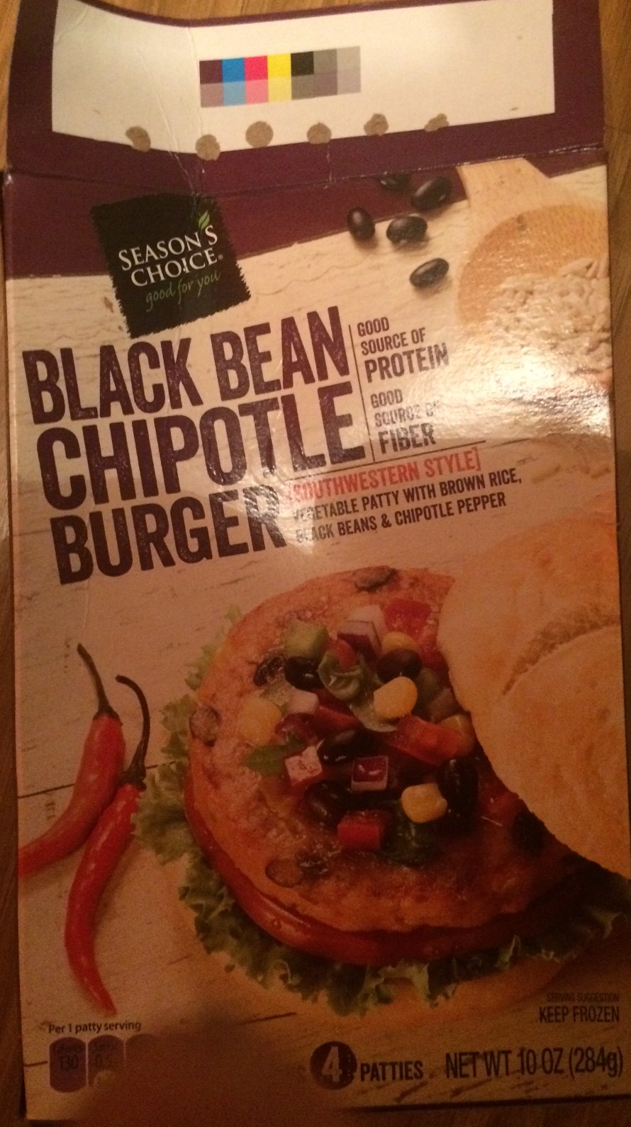 Budget Food Review Season's Choice Chipotle Black Bean Burgers, and