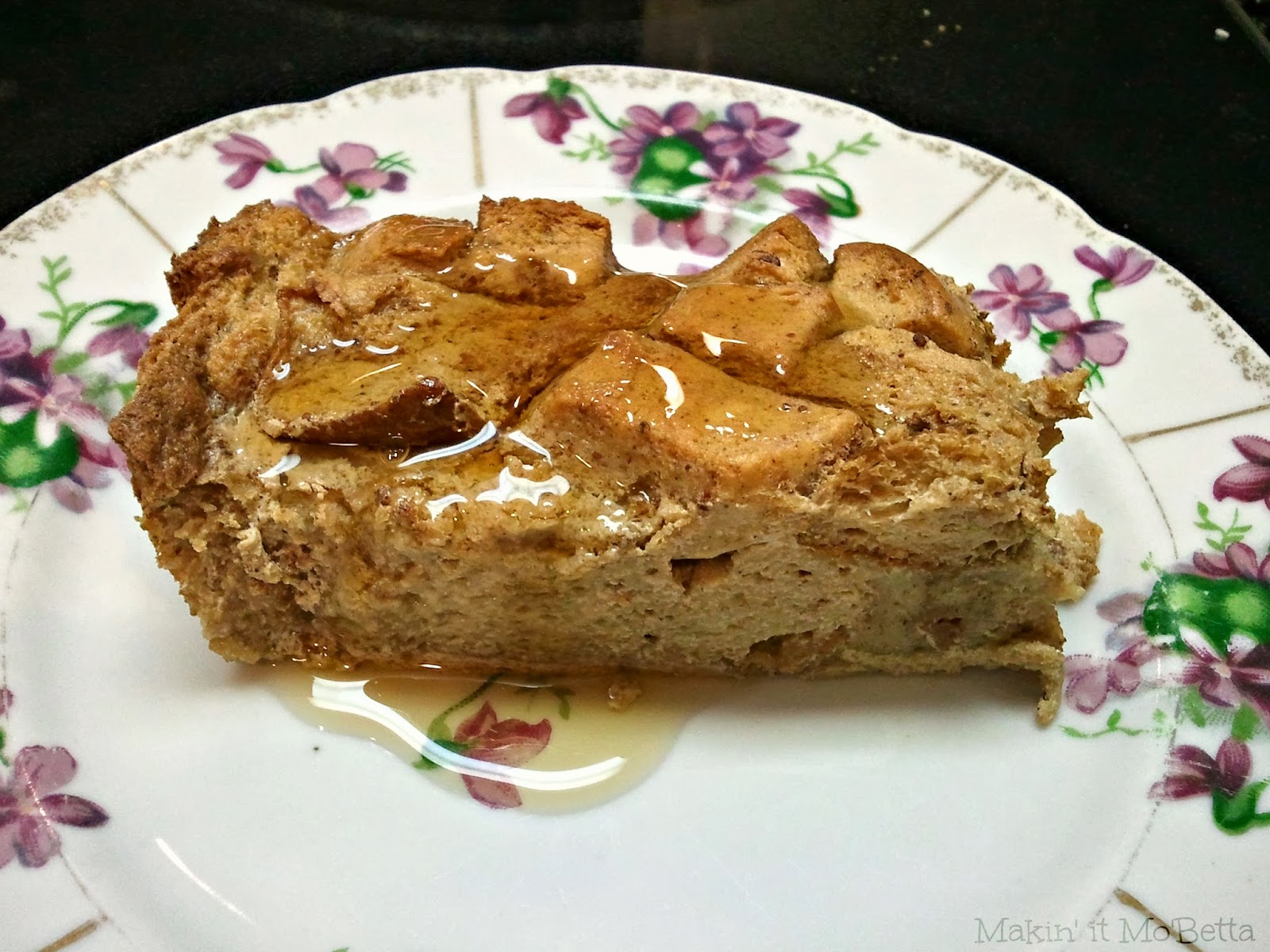 Makin' it Mo' Betta Apple Cider Bread Pudding
