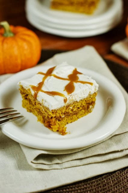 Caramel+Pumpkin+Snack+Cake+1 | 27 Amazing Apple and Pumpkin Recipes for Fall | 70 |