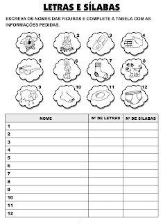 ATIVIDADES DE PORTUGUÊS PARA 3° ANO GRAMÁTICA INFANTIL