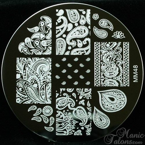 Messy Mansion MM48 - the Paisley Plate
