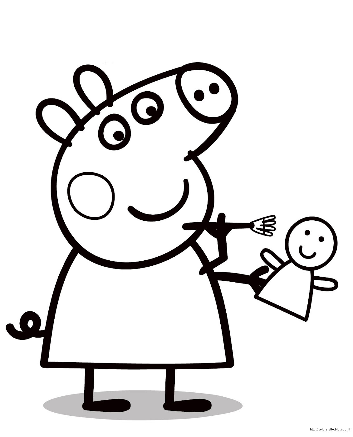 Blog MegaDiverso: Peppa pig para imprimir y colorear