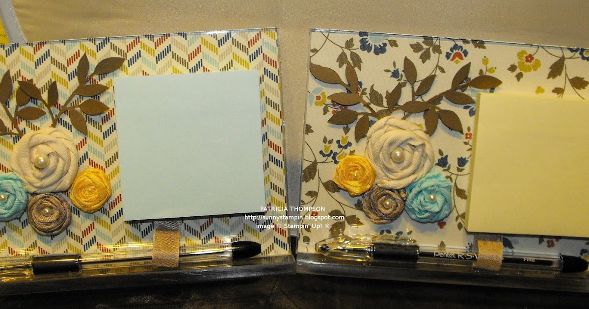 Sunnyone Stampin' Acrylic frame postit note holders and more