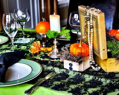 easy and elegant halloween table