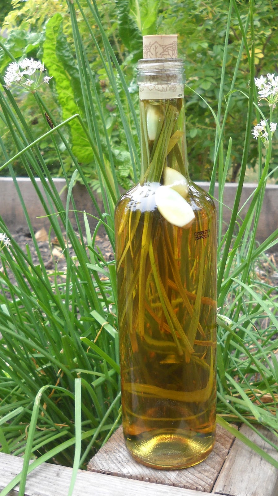 More Than Today Garlic Chive Vinegar, and Rosemary Vinegar