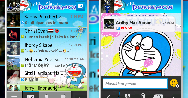 Informasi Teknologi BBM Mod Tema Doraemon Versi 2.2.1.45 Apk