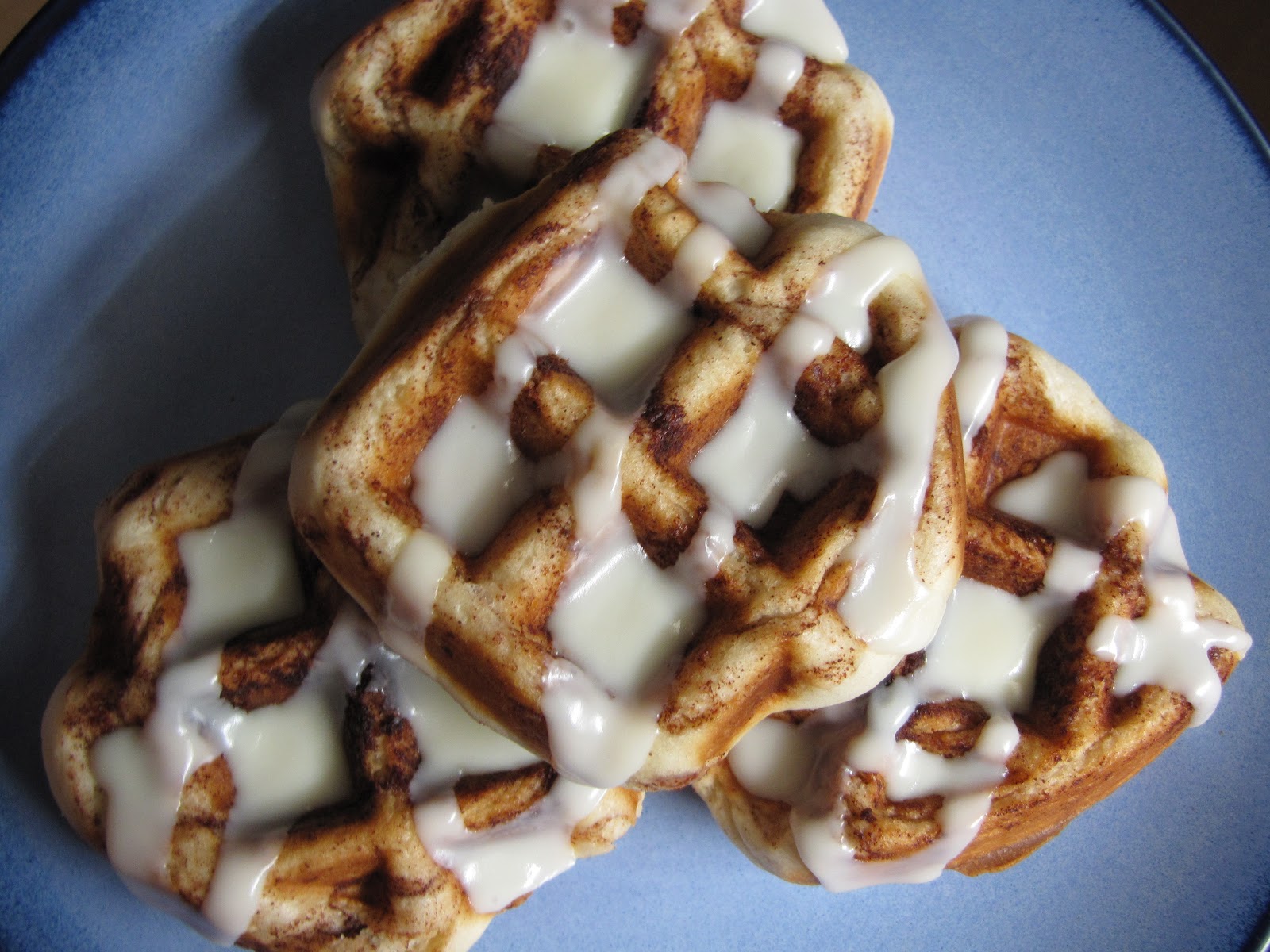 a little of this... Waffle Iron Cinnamon Rolls