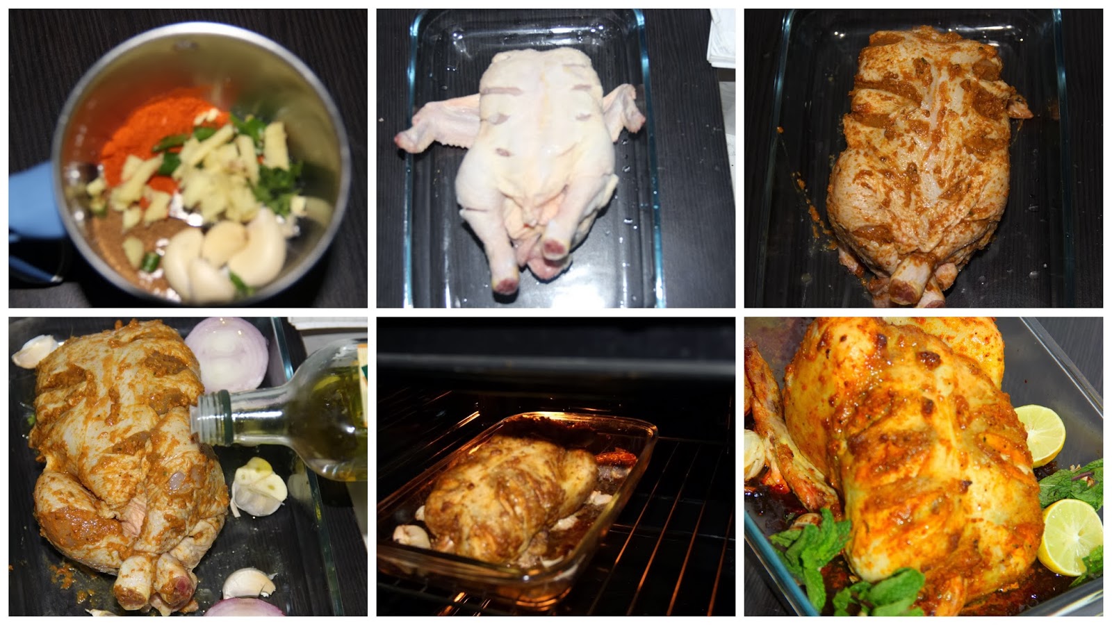 Roast Chicken/ Spicy Pan Roasted Chicken/ Pan Roast Chicken Lincy's Cook Art