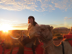 Riding a Camel at Sunrise