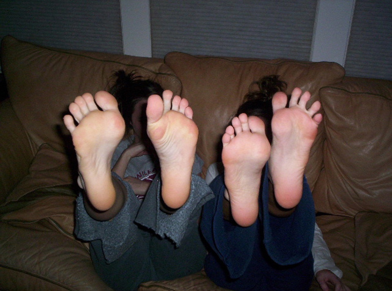 Lesbian group feet