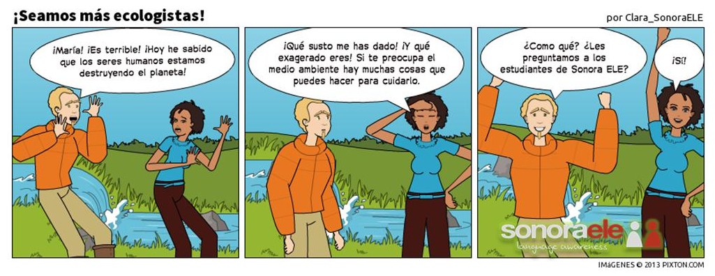 Pixton: ¡Seamos más ecologistas!