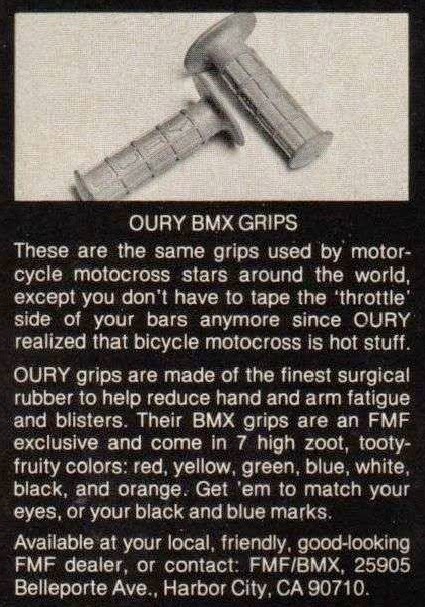 oury bmx grips