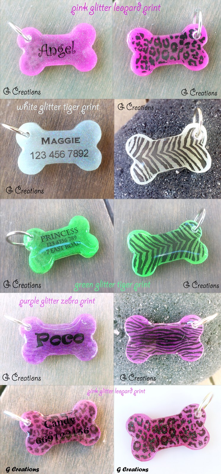 G CREATIONS New Dog Tags ♥