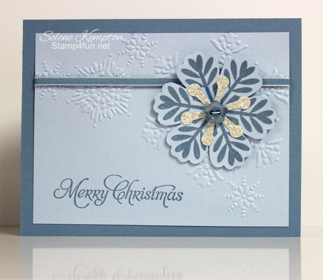 Create with Selene 11/3 Stampin Up Bold Snowflake and More Merry