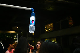 A solar bottle light is seen at The Pepsi x Liter Of Light "Ignite The Light" Tour at PMQ, Central on March 15, 2015 in Hong Kong