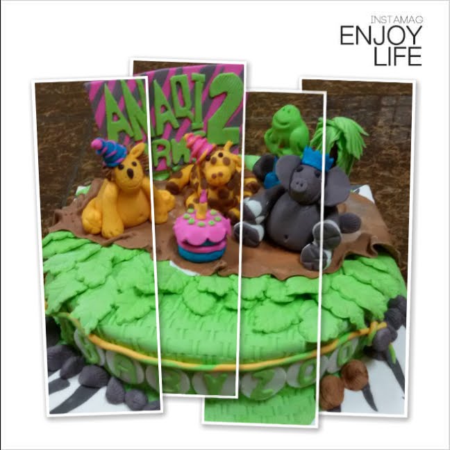 Fantastic zoo cake