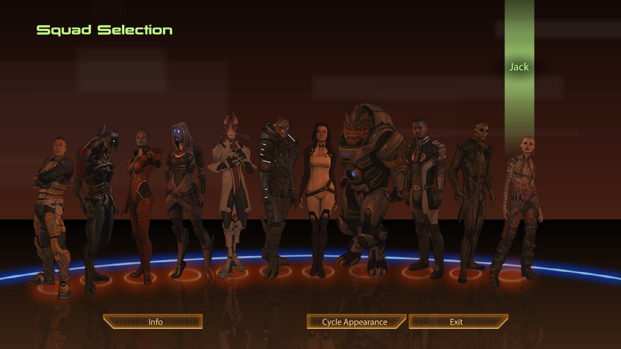 mass effect 2 characters mass effect 2 characters