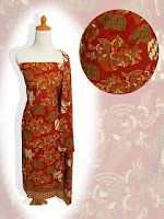 gaun batik modern