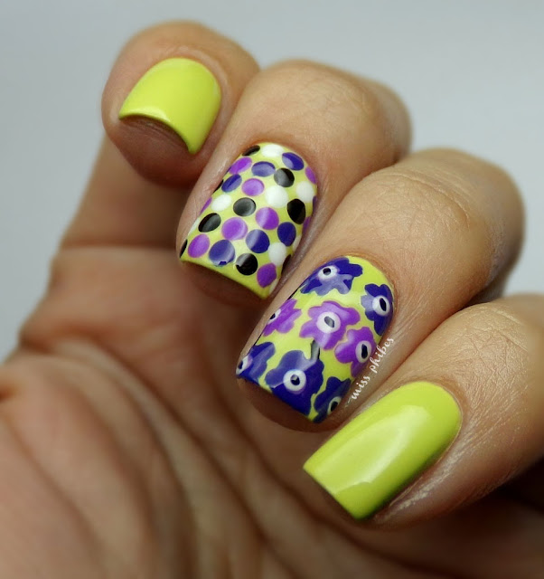 Nail Art Unikko Marimekko