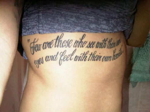 famous tattoo quotes for men. rib tattoo quotes for men. rib. Posted by Shela Mahmudah at 1:27 AM