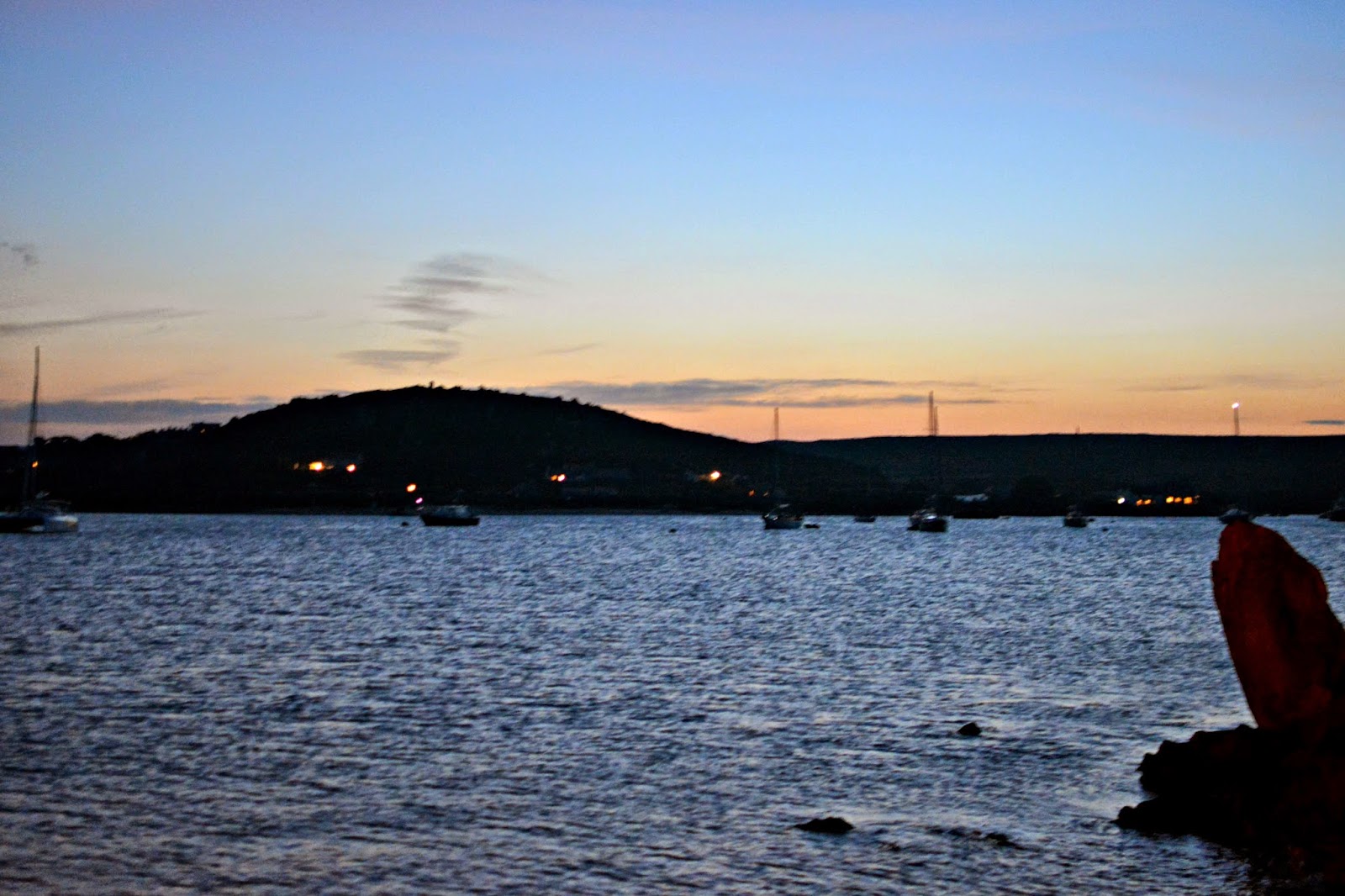 Dusk over Bryher Isles of scilly