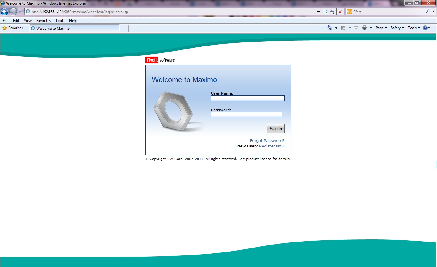Maximo by Manoj Mawai IBM Maximo 7.5 login screen changing