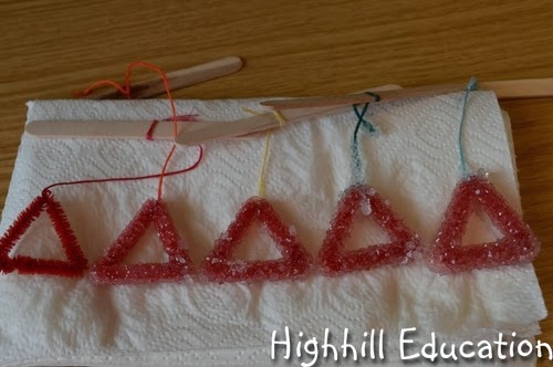 Highhill Homeschool: Growing Borax Crystals - Science Fair Project