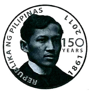 Rizal 150th commemorative coin front