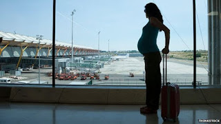 Pregnant traveller