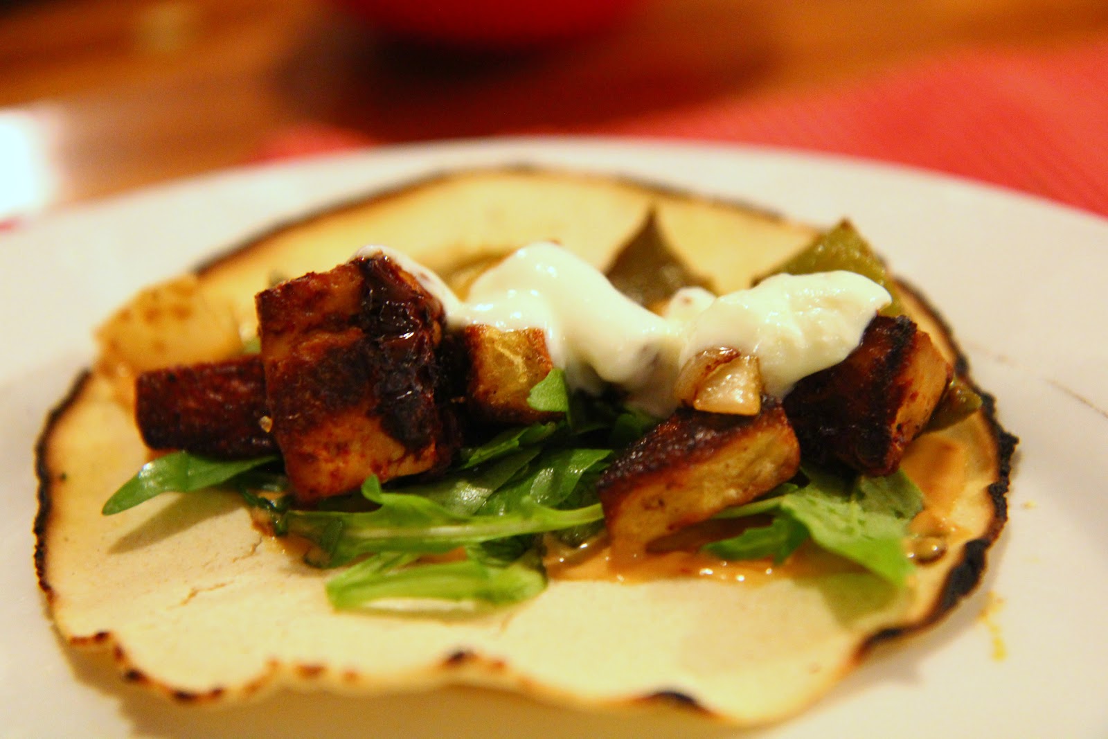 and then I cooked... Chipotle Tofu Potato Tacos