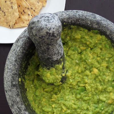 Quick & Easy Guacamole:  A four ingredient guacamole with a wonderful flavor that's ready in no time.  So simple anyone can make it.