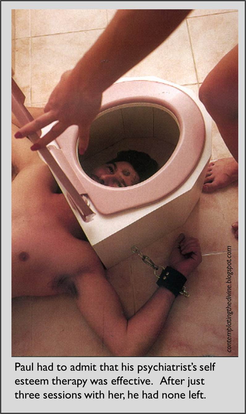 Femdom toilet slave