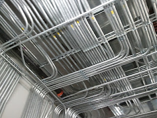 Conduit wiring installation in finished building Toronto ~ Commercial