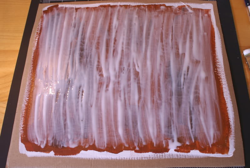 Gabrielle's Scrap Blog Crackle paint wood grain technique