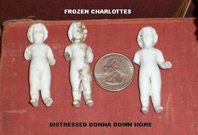 Frozen Charlotte dolls, German, bisque