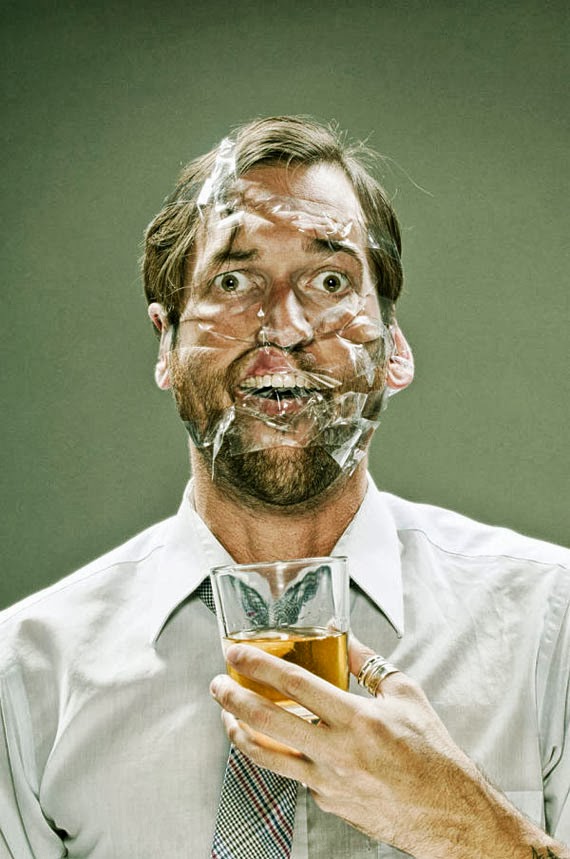 The cameraman filmed a number of people after pasting their faces