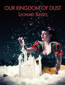Cover images showing Snow White next to castle made of white dust.