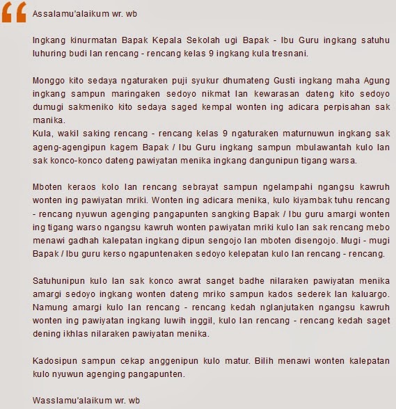 Contoh Pacelathon Bahasa Jawa 6 Orang Aroundlasopa