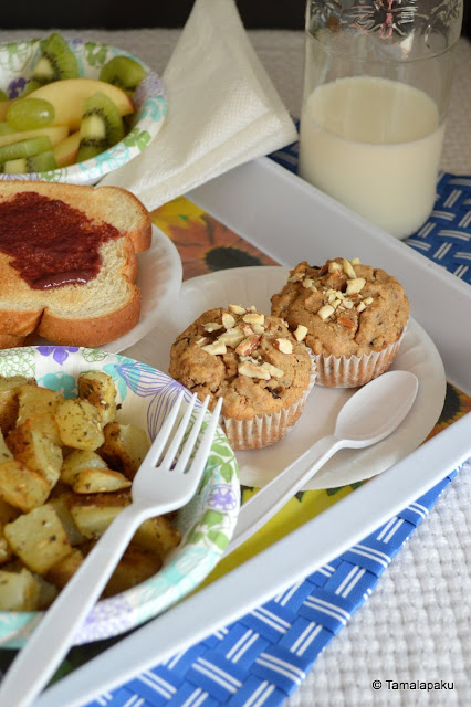 Eggless Raisin Bran Muffins