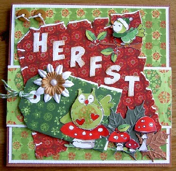 Marianne Design voorbeeld herfstkaart