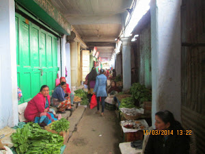 Darjeeling Main city market.