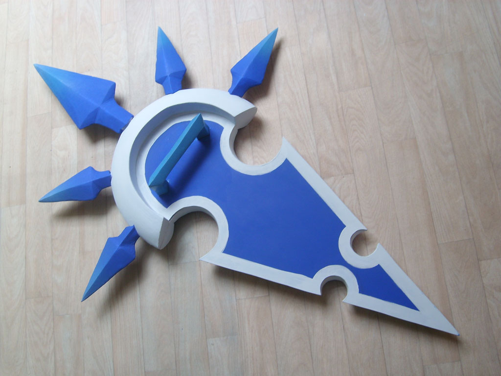 Quentin Rose's crafts Vexen's shield